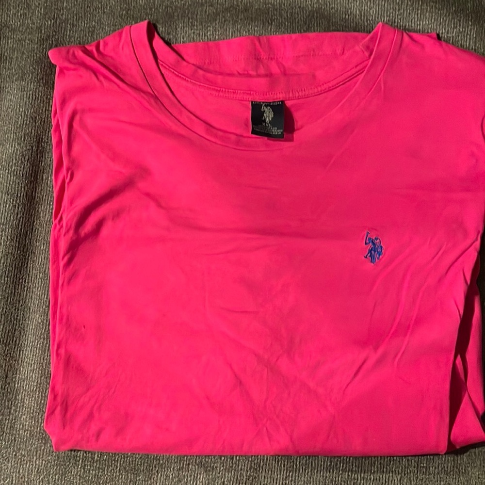 Men’ Pink Polo Brand T-Shirt